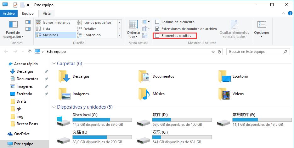 Como Ver Archivos Ocultos Windows 10 Hot Sex Picture 4470